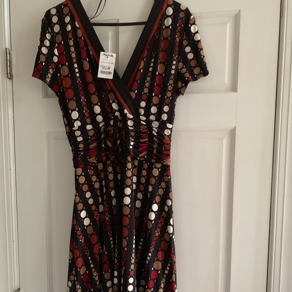 V-neck front and back dress
